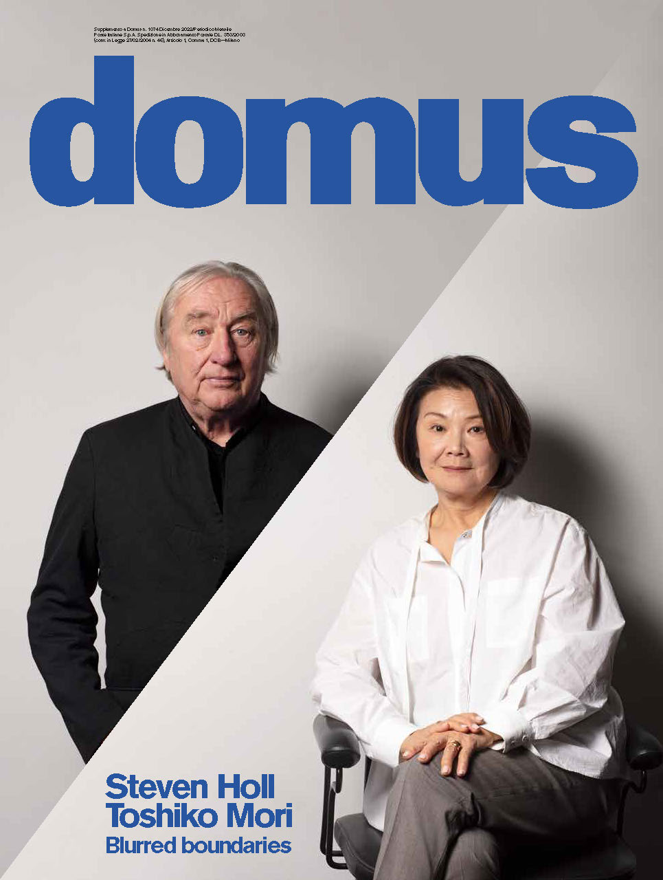 Steven Holl and Toshiko Mori 2023 Guest Editors of Domus Magazine