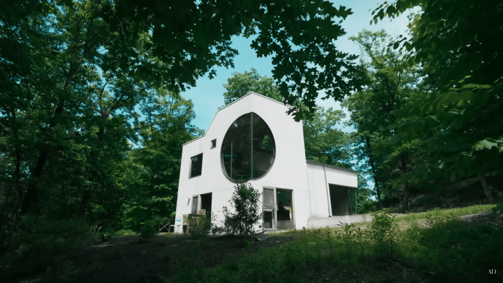 View of Inside An Experimental Off-Grid Modern Cabin - YouTube