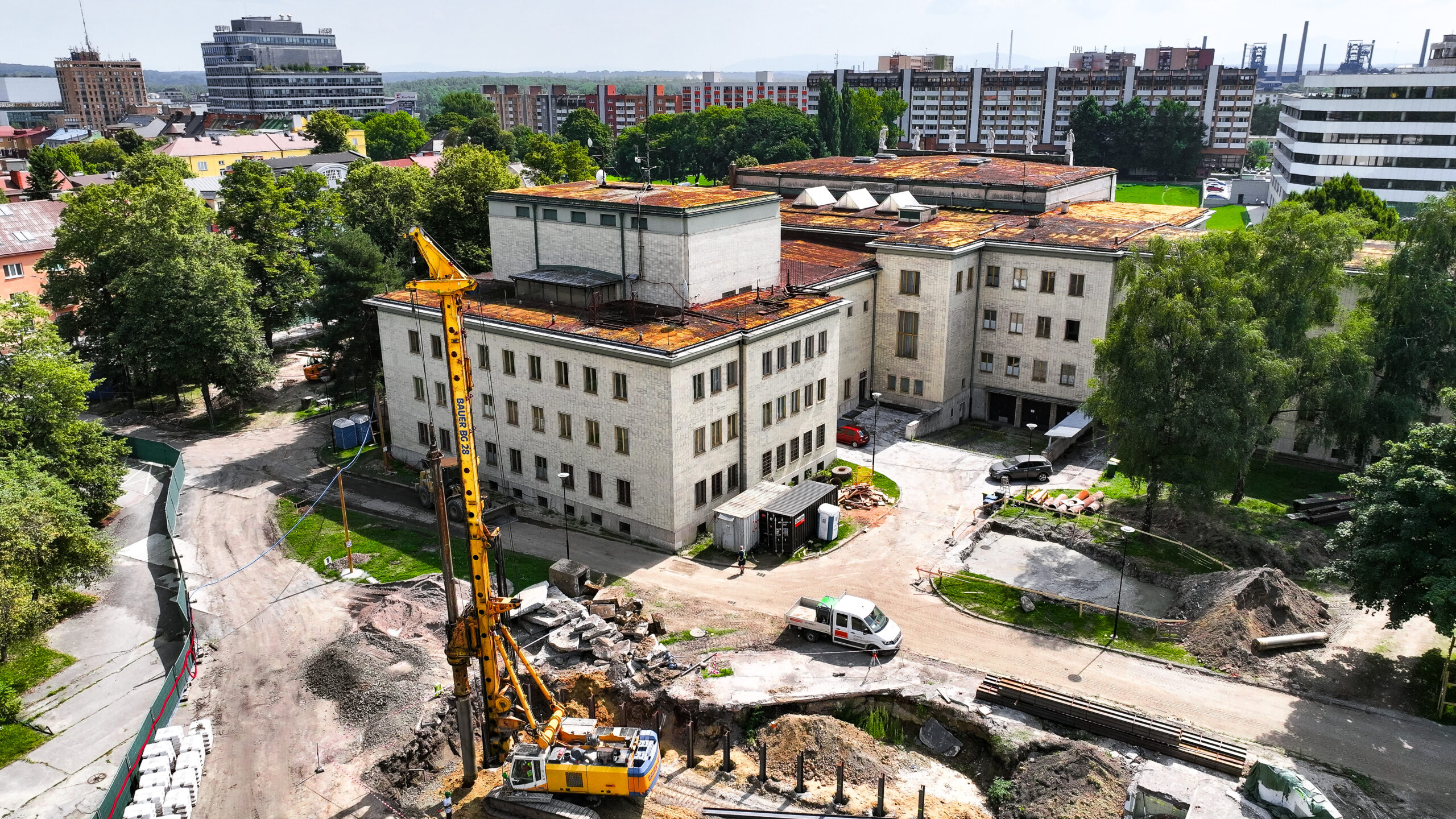 PHASE I SITE WORK AT OSTRAVA CONCERT HALL